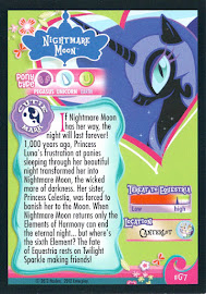 My Little Pony Nightmare Moon Series 1 Trading Card