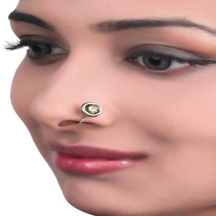 Indian Bridal Jewellery Nose Pin.