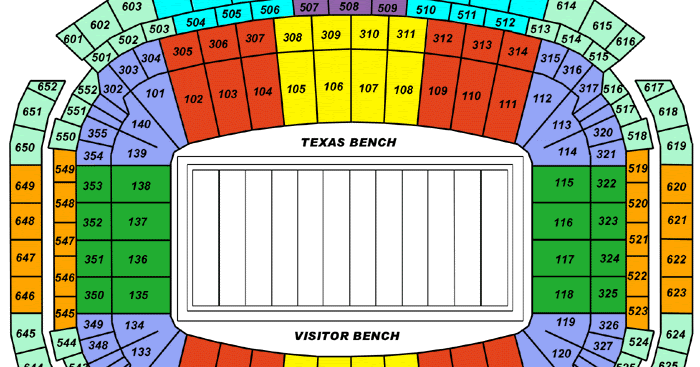 Reliant Stadium Virtual Seating Chart