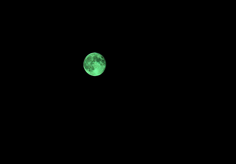Y la luna!