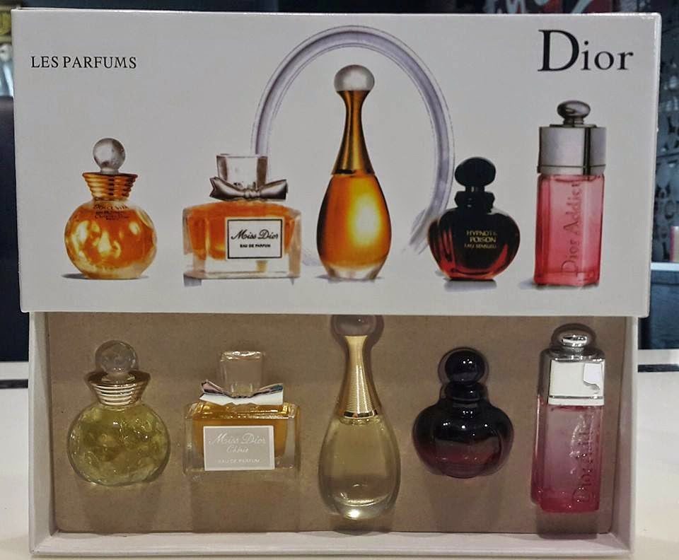 MINIATURE PERFUME DIOR 5 IN 1 MURAH PEMBEKAL PRODUK KECANTIKAN MURAH