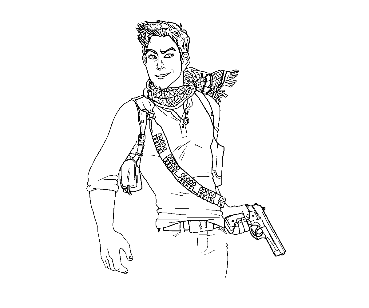 uncharted 3 coloring pages - photo #9