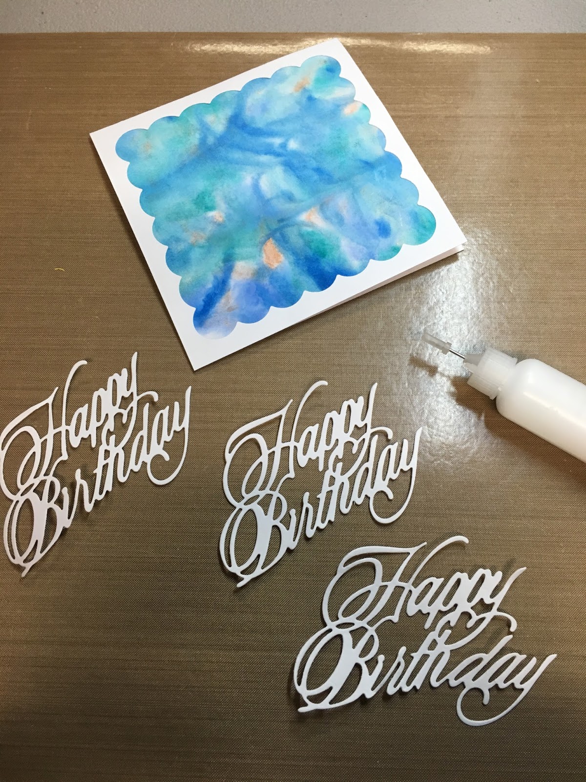 Card: Watercolor Background