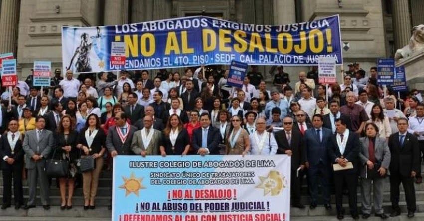 Colegio de Abogados de Lima serían desalojados esta mañana Colegio de Abogados de Lima serían desalojados esta mañana