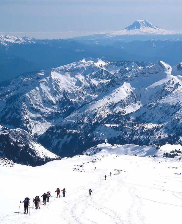 Life is a mountain.: Camp Muir (10,080') - Mt. Rainier