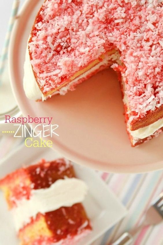 Raspberry Zinger Cake