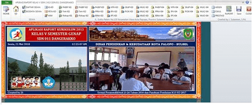 Aplikasi Nilai &amp; Raport Kelas 5 Sem 2 Kurikulum 2013