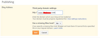 Nama Domain dengan Blogspot Anda Nama Domain dengan Blogspot Anda