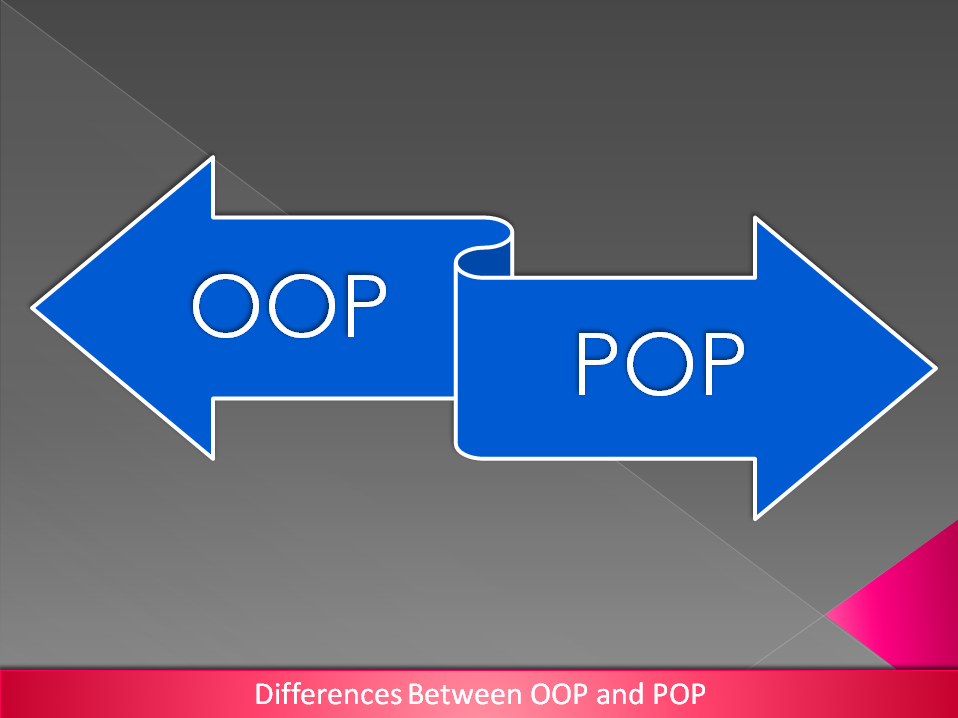 Difference Between Procedure Oriented And Object Oriented Programming
