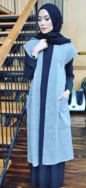 #BusanaMuslim, Contoh Model Outer Terbaru Agar Penampilan Semakin