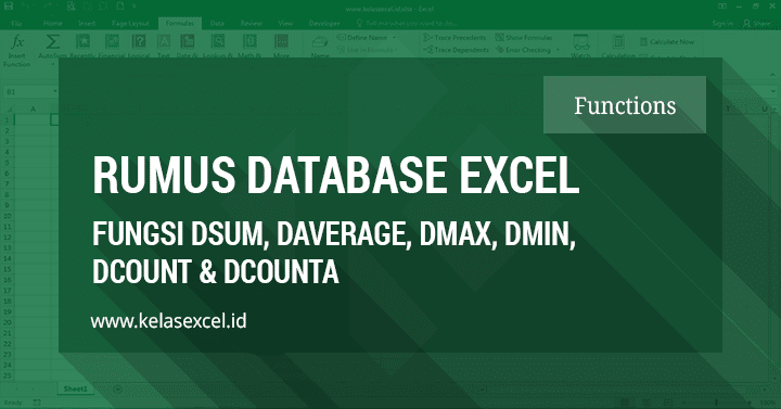 Fungsi Rumus Database Excel Fungsi Rumus Database Excel