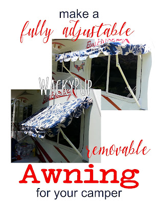 Wow! A Fully Adjustable, Removable Camper Awning from PVC! Amazing DIY Tutorial by Wacky Pup