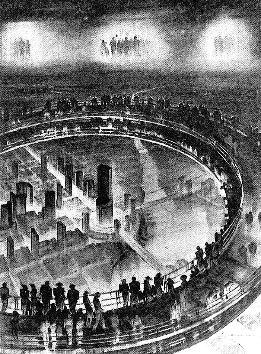 Futurama 1939 NY WF an illustration of Futurama at the 1939 New York World's Fair