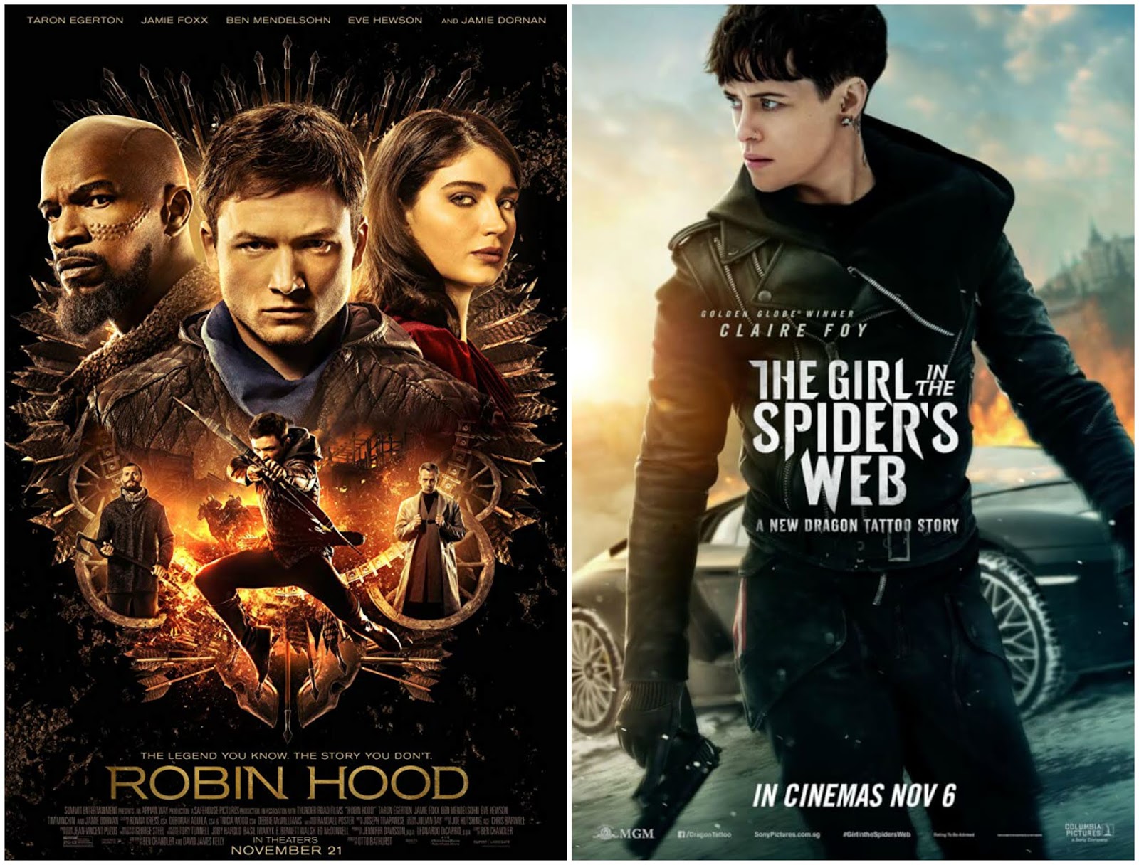 F This Movie! Redboxing ROBIN HOOD (2018) & THE GIRL IN THE SPIDER'S WEB