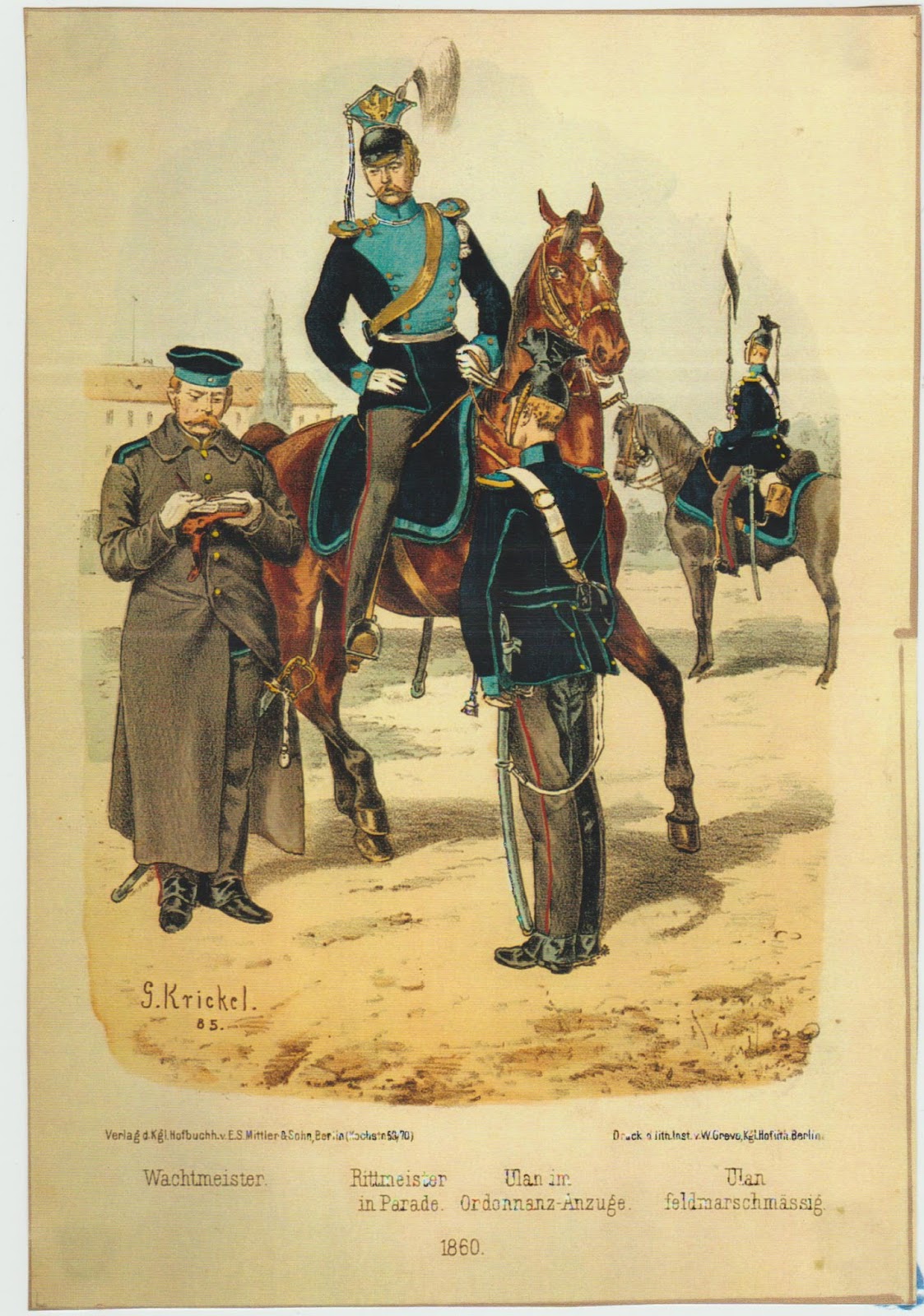 Litthauisches Ulanen Regiment Nr.12 Uniformierung