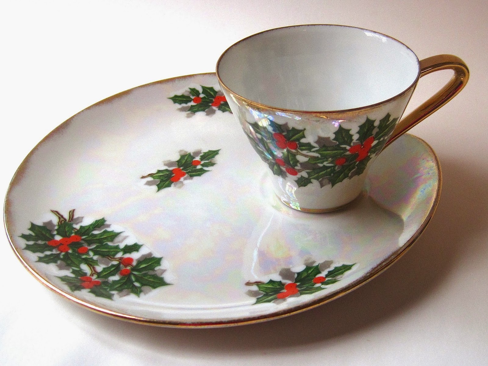Tea With Friends Vintage Christmas tea and toast sets