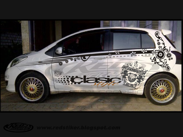Mobil | Red Stiker