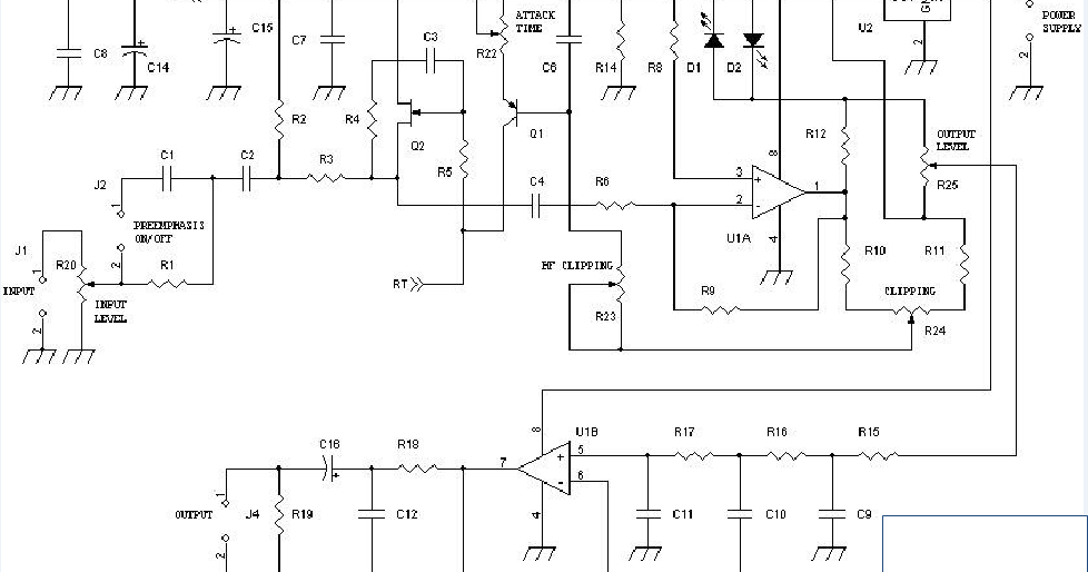 Serba Rakitan: Skema Dan Layout Stereo Compressor/Limiter Buat FM