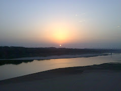 Sunset over Chambal River