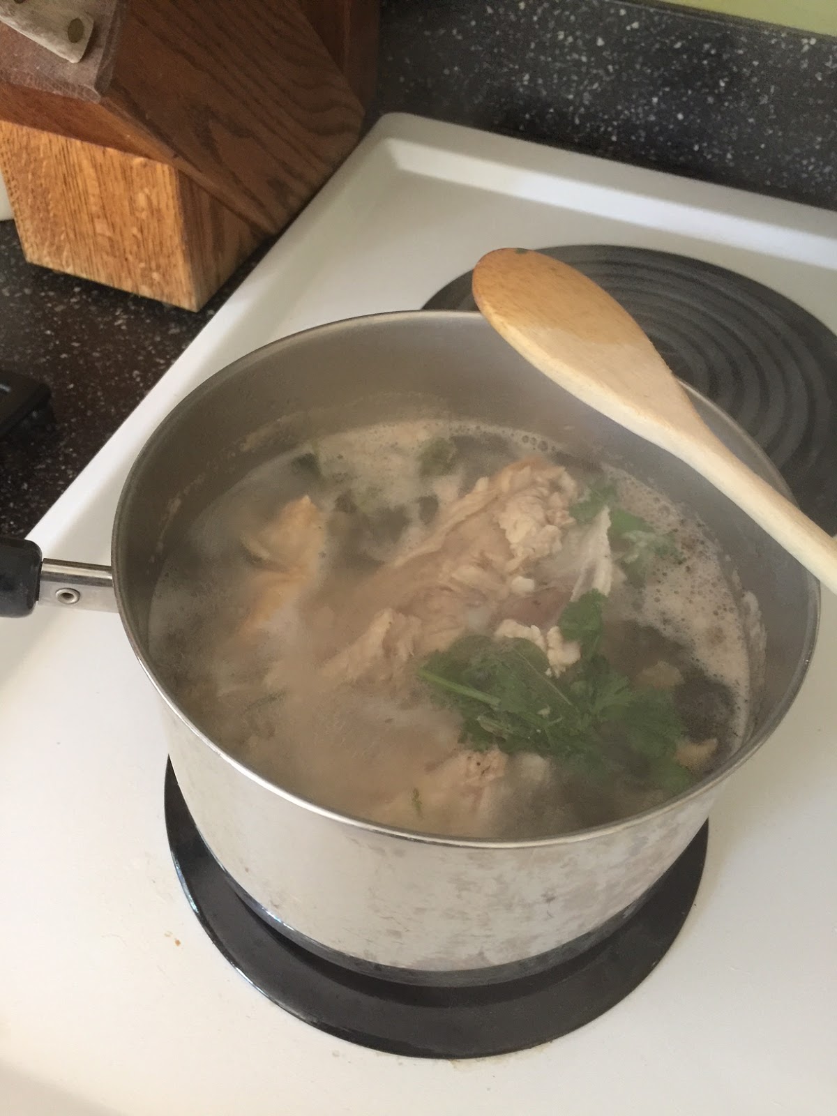 Of Cats and Cardstock Homemade Chicken Broth