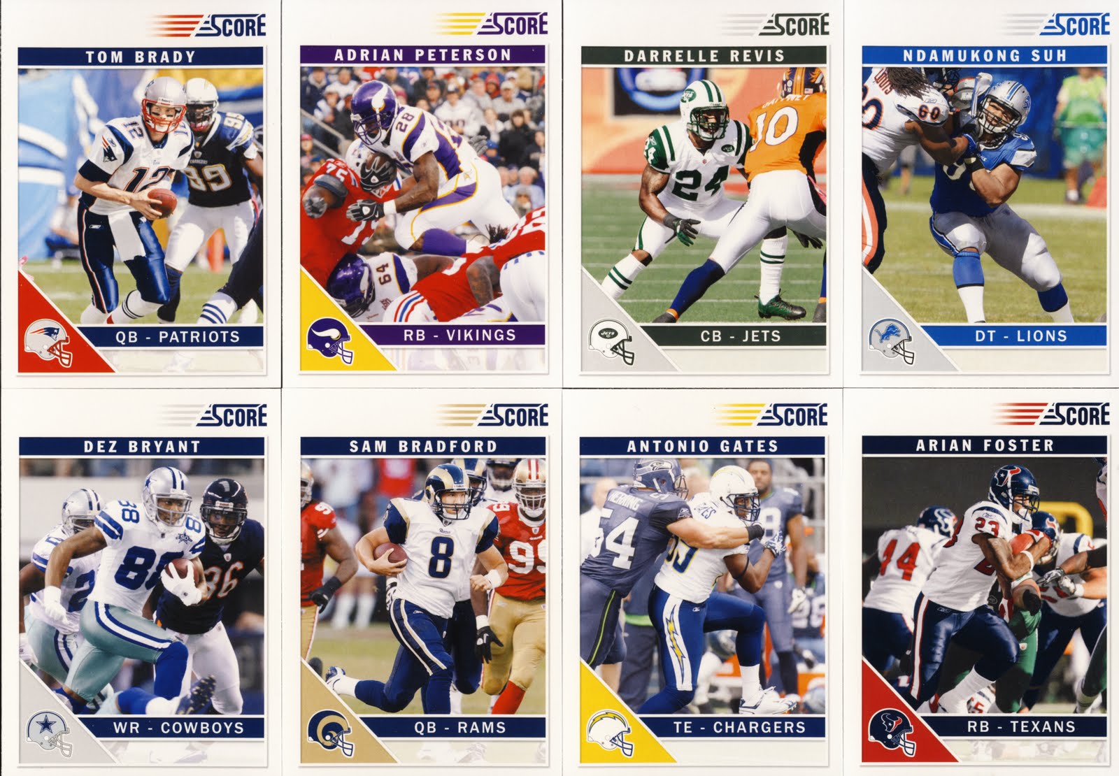 All About Sports Cards: 2011 Panini Score Football NFL Trading Cards ...