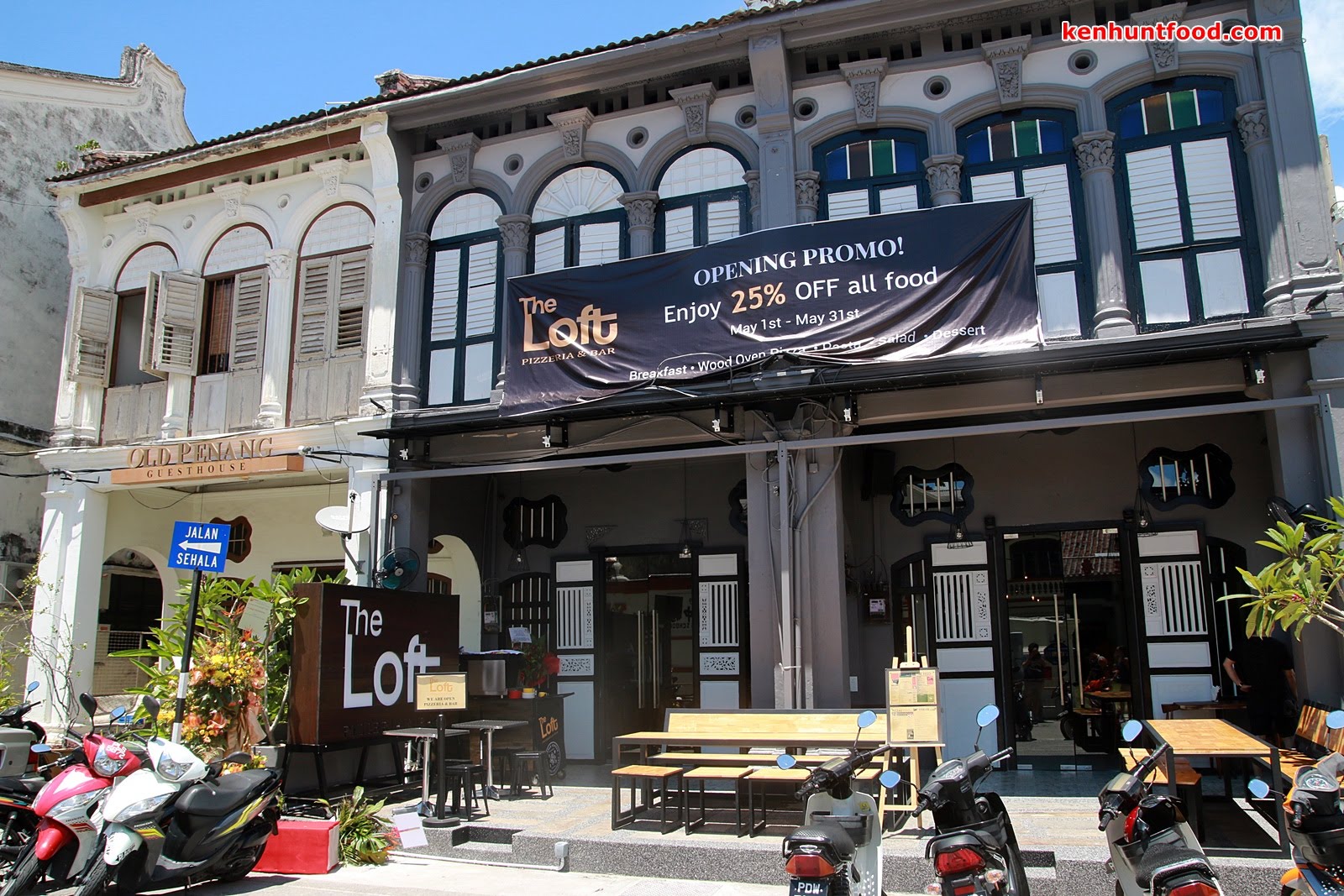 KEN HUNTS FOOD The Loft Pizzeria & Bar Love Lane, Penang.