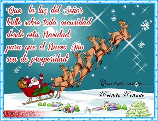 Postal de feliz navidad y prospero año nuevo - Imagenes de navidad