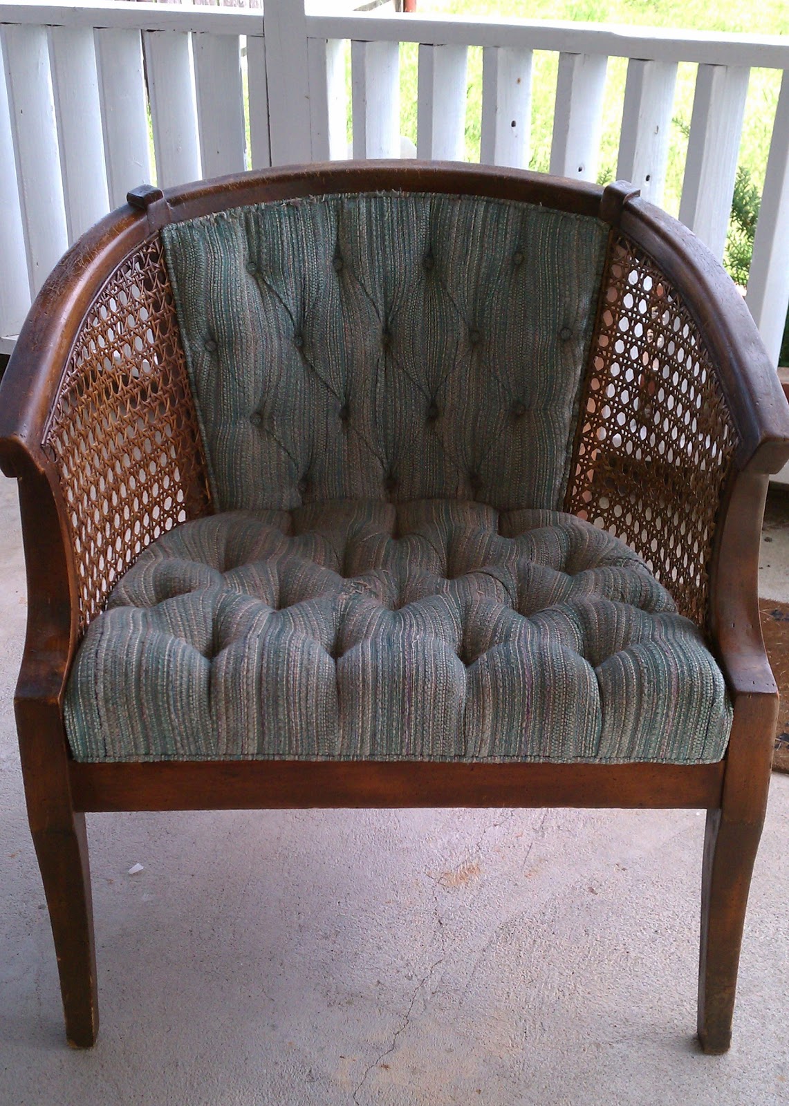for all things creative! Thrift Store Chair Redo Finally FINISHED!