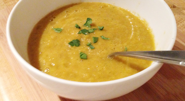 Easy Blended Vegetable Soup - Healing and Eating