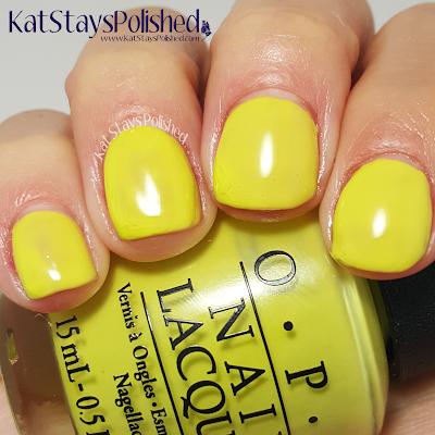 OPI Neons - Life Gave Me Lemons | Kat Stays Polished