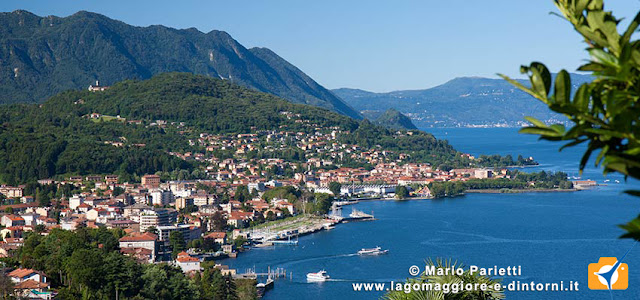 Panorama di Luino dalla località Carnella Panorama di Luino dalla località Carnella