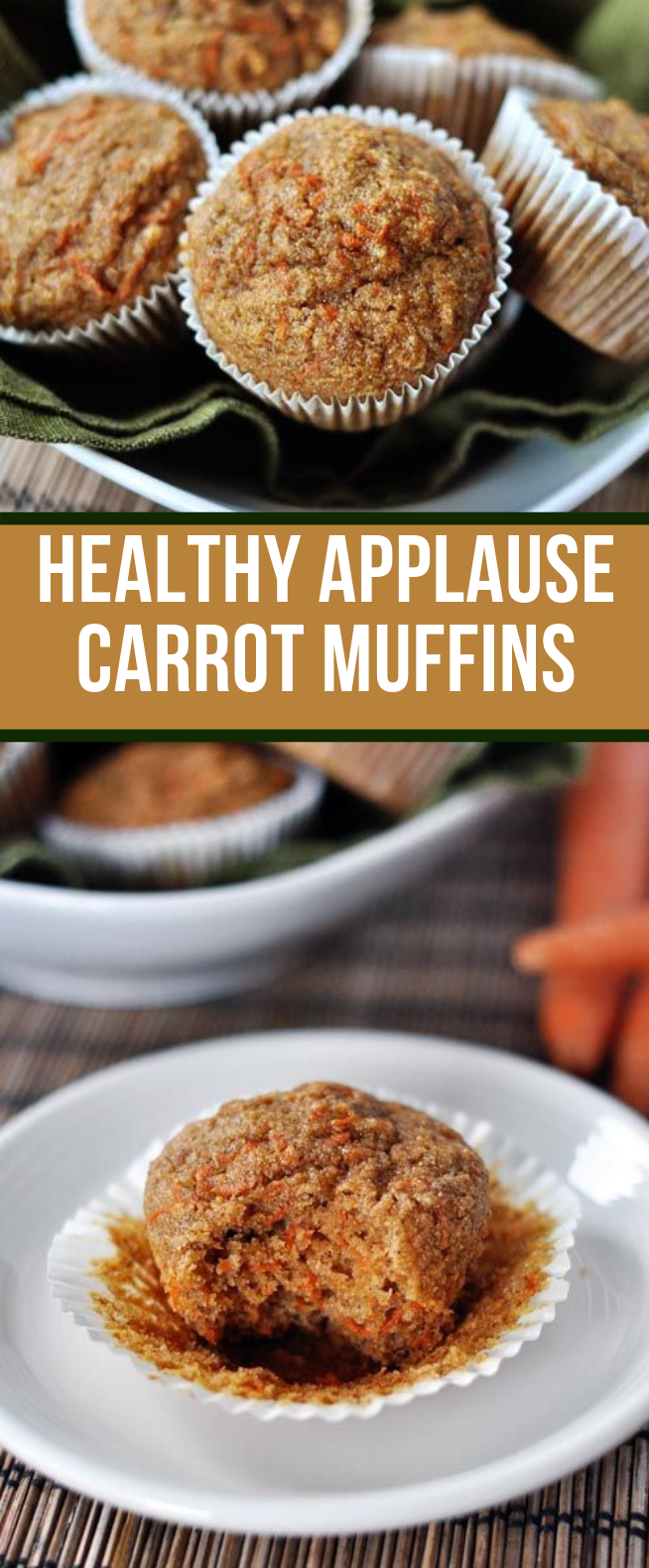 HEALTHY APPLESAUCE CARROT MUFFINS {A.K.A. CARROT CAKE MUFFINS} #Vegetarian #Lowsugar HEALTHY APPLESAUCE CARROT MUFFINS {A.K.A. CARROT CAKE MUFFINS} #Vegetarian #Lowsugar