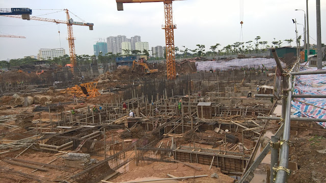 tiến độ thi công móng an bình city ngày 9-6 tiến độ thi công móng an bình city ngày 9-6