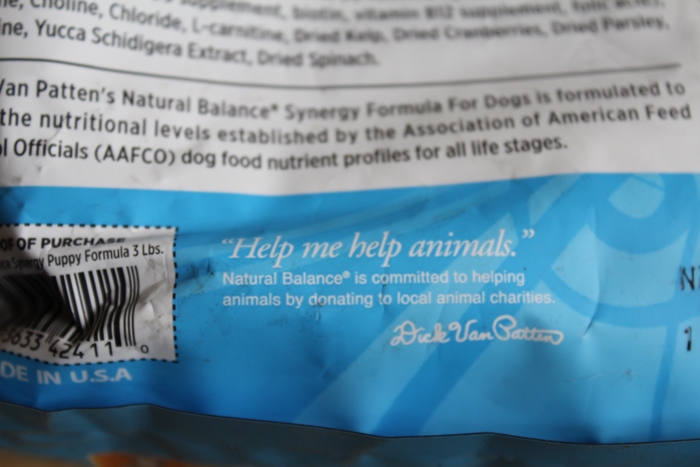 happyhazel: Natural Balance Synergy Dog Food Second Bag - Quick Review