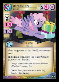 My Little Pony Rainbowshine, Gift Giver Defenders of Equestria CCG Card