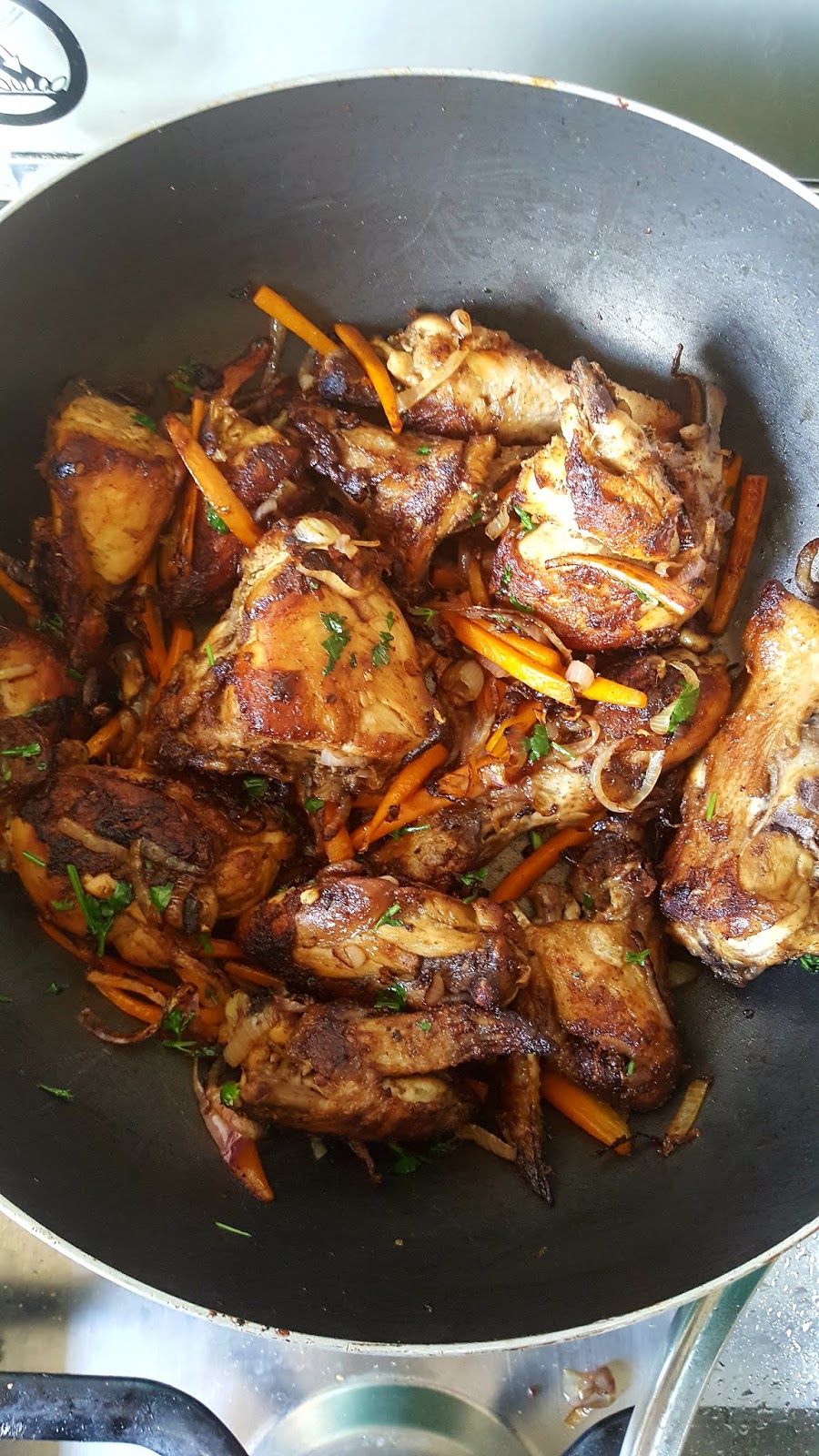 GARLIC GINGER WHOLE FRIED CHICKEN