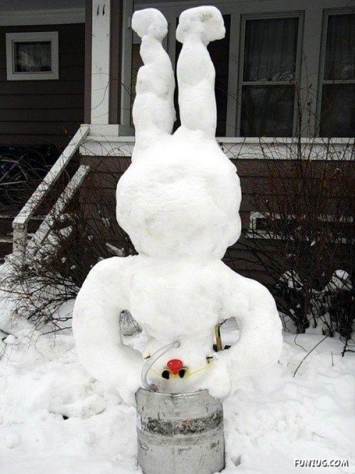 Colours of Life...: Creative Figures Of Snow