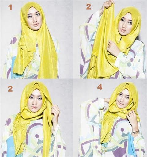contoh tutorial hijab pashmina satin terbaru 2017/2018 contoh tutorial hijab pashmina satin terbaru 2017/2018