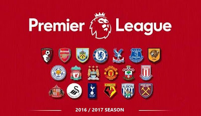 Daftar Klub Liga Inggris Premier League 2016-2017
