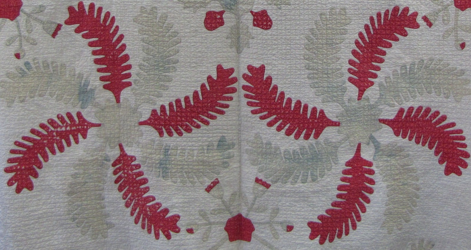 Textile Time Travels Antique Princess Princes Feather Quilt