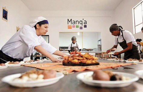 Manq’a: cafeterías y escuela de cocina (El Alto)