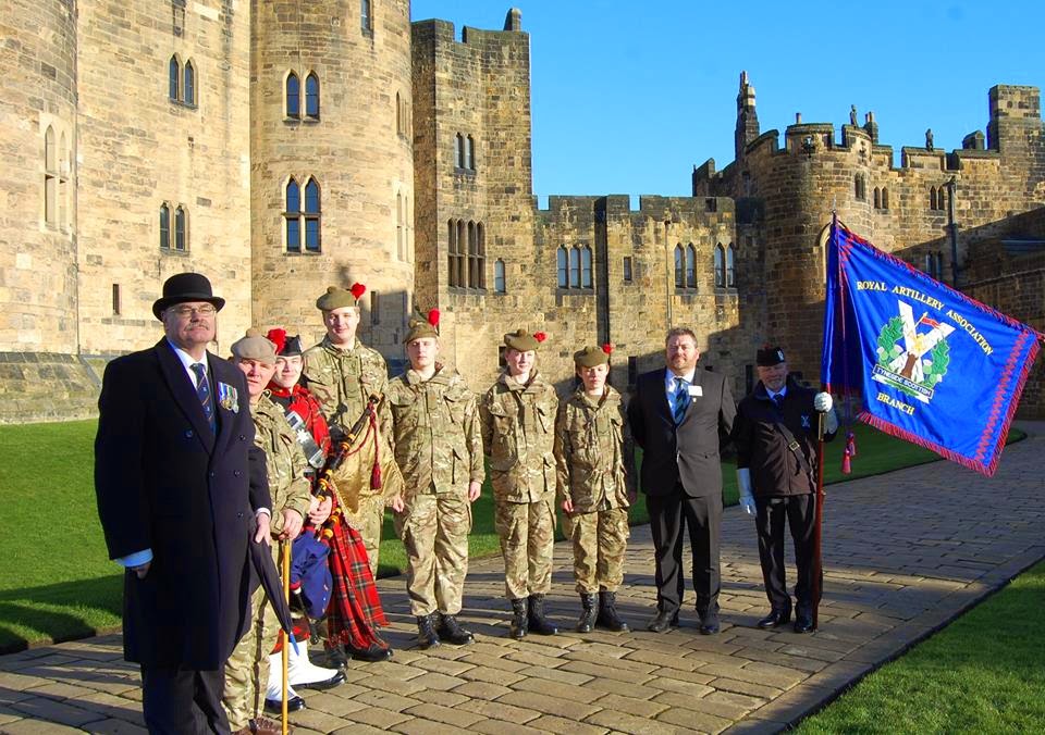 Northumbrian Gunner March of the Tyneside Scottish Alnwick Castle