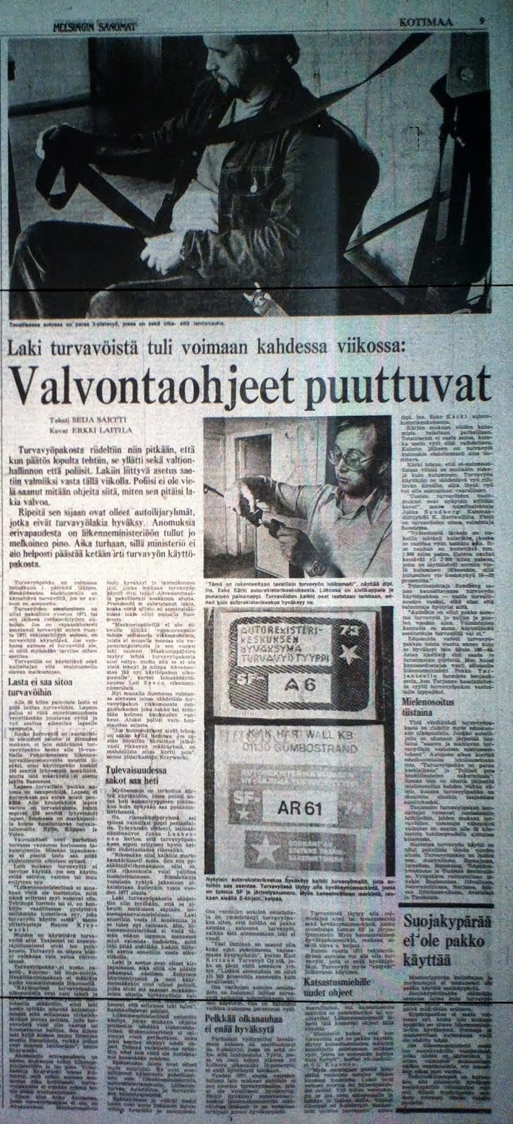 Helsingin Sanomat 29.6.1975 sivulla 9