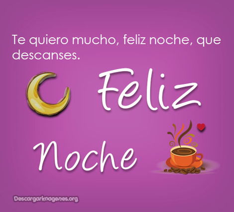 Buenas noches enviar a ella imágenes.
