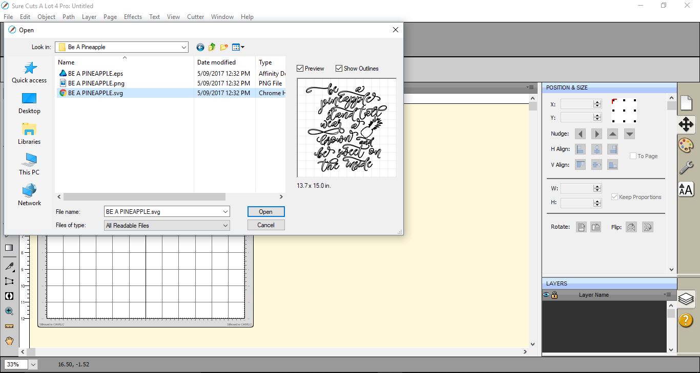 How to import SVG files into Sure Cuts A lot 4 | Design Bundles