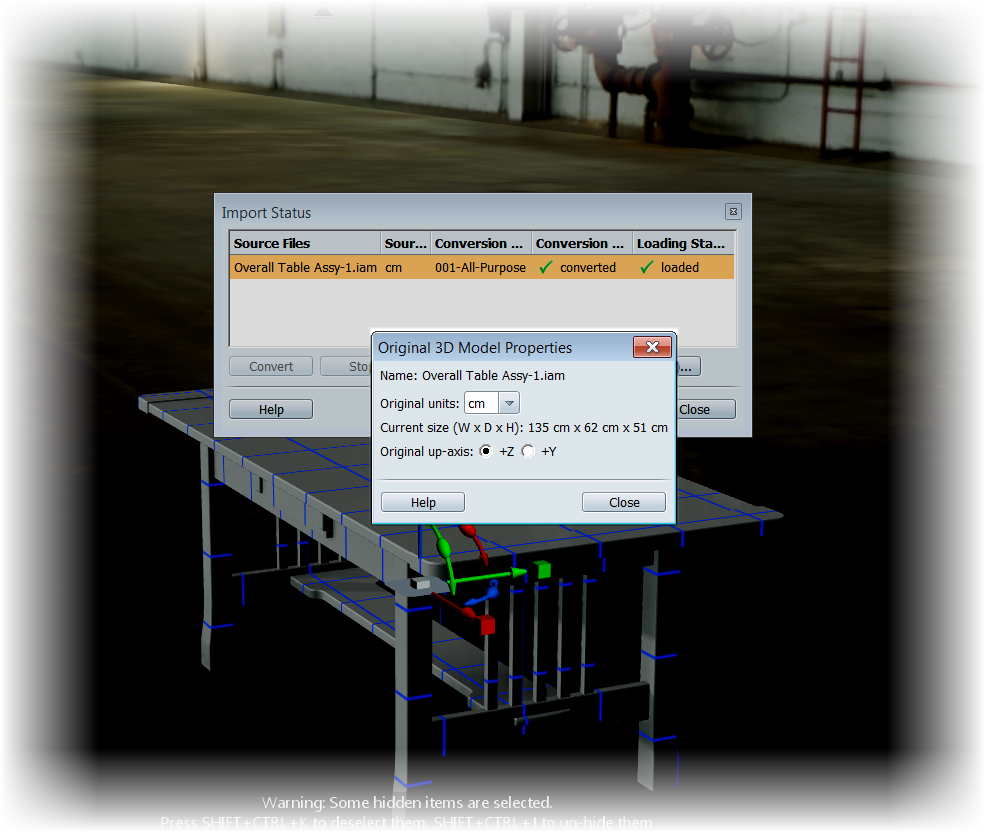 So there it is, a quick way of changing orientation after a model is ...
