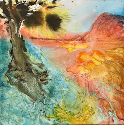 watercolor texture creating paintings concord landscape painting manon jodoin textural composition techniques abstract different many which
