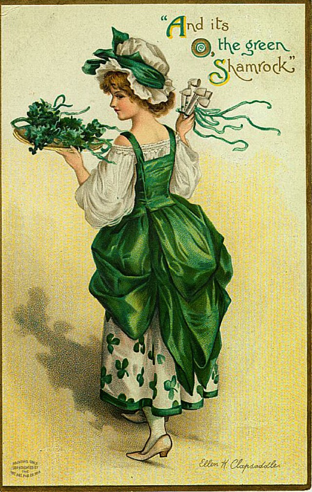 victorian st patricks day cards