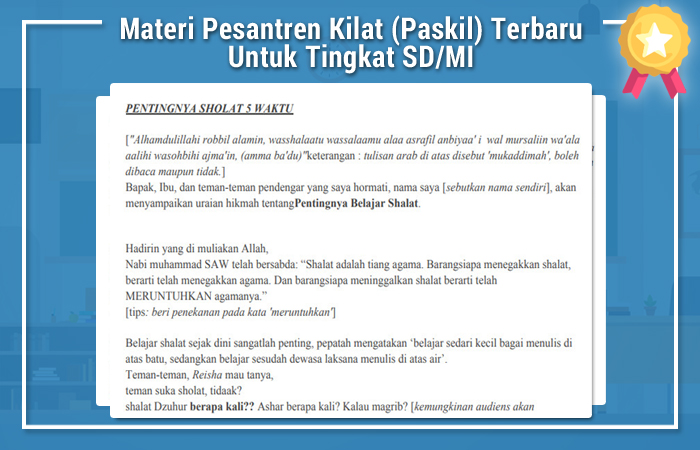 Download Materi Pesantren Kilat Ramadhan Sd Silabus Paud