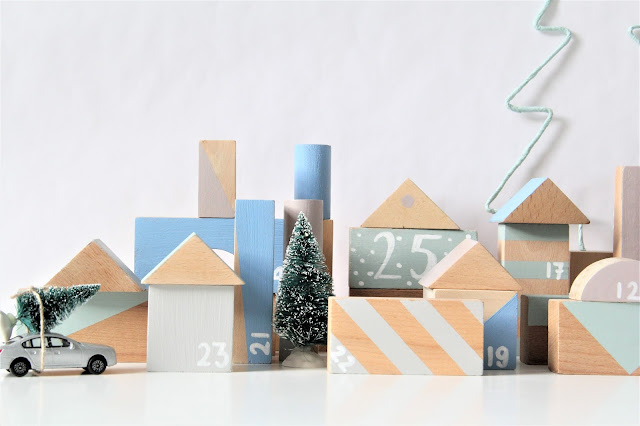 Studio Mojo, advent, DIY, kringloopgeluk, kringloop, houten blokken, adventkalender, wat stop je in een adventkalender, zelf een adventkalender maken